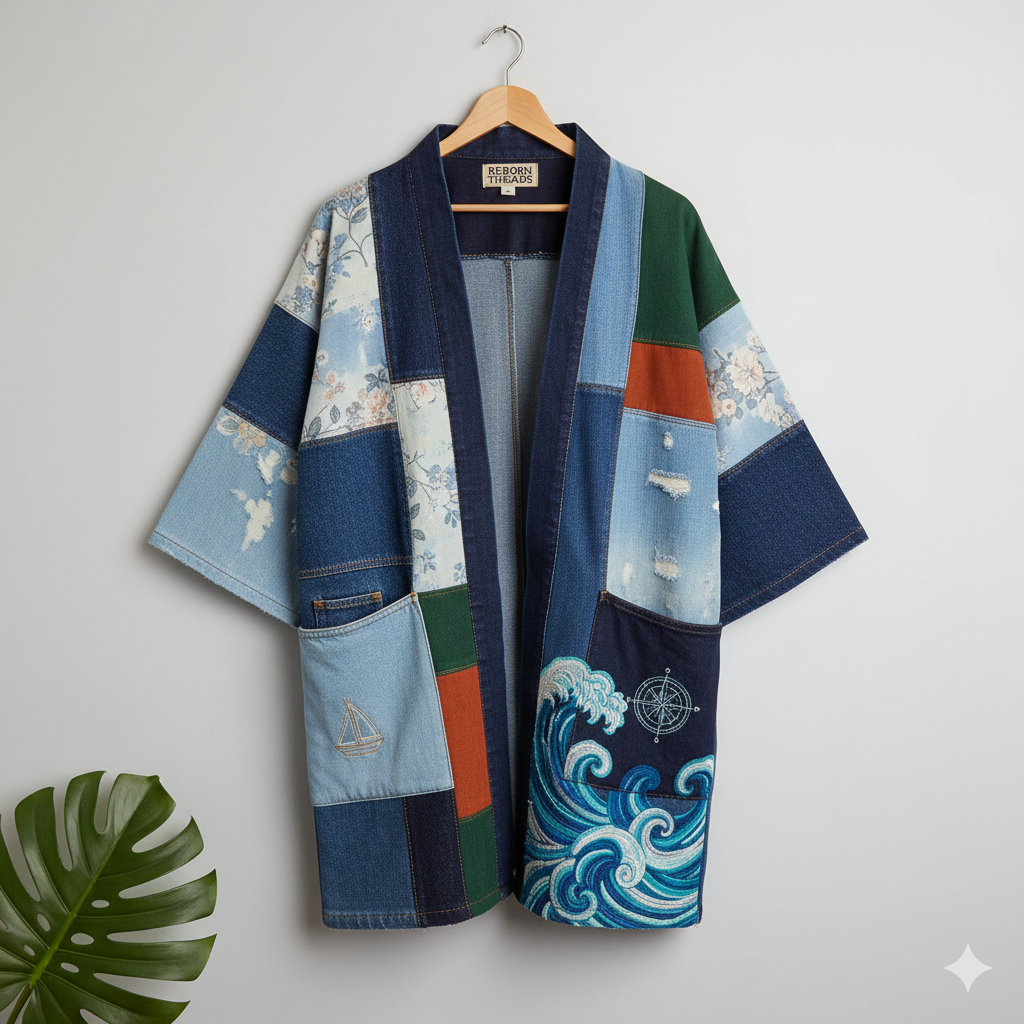 Ocean Wanderer kimono